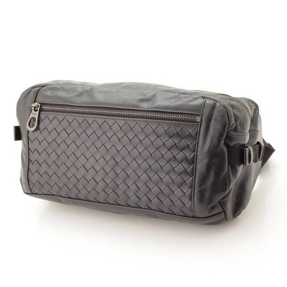 Bottega Veneta Intrecciato Black Pocket Body Bag - Picture 2 of 9